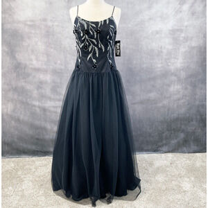 Night Way Collections‎ Gown Dress Womens 6 Whimsigoth Fairy Grunge Coquette Gala
